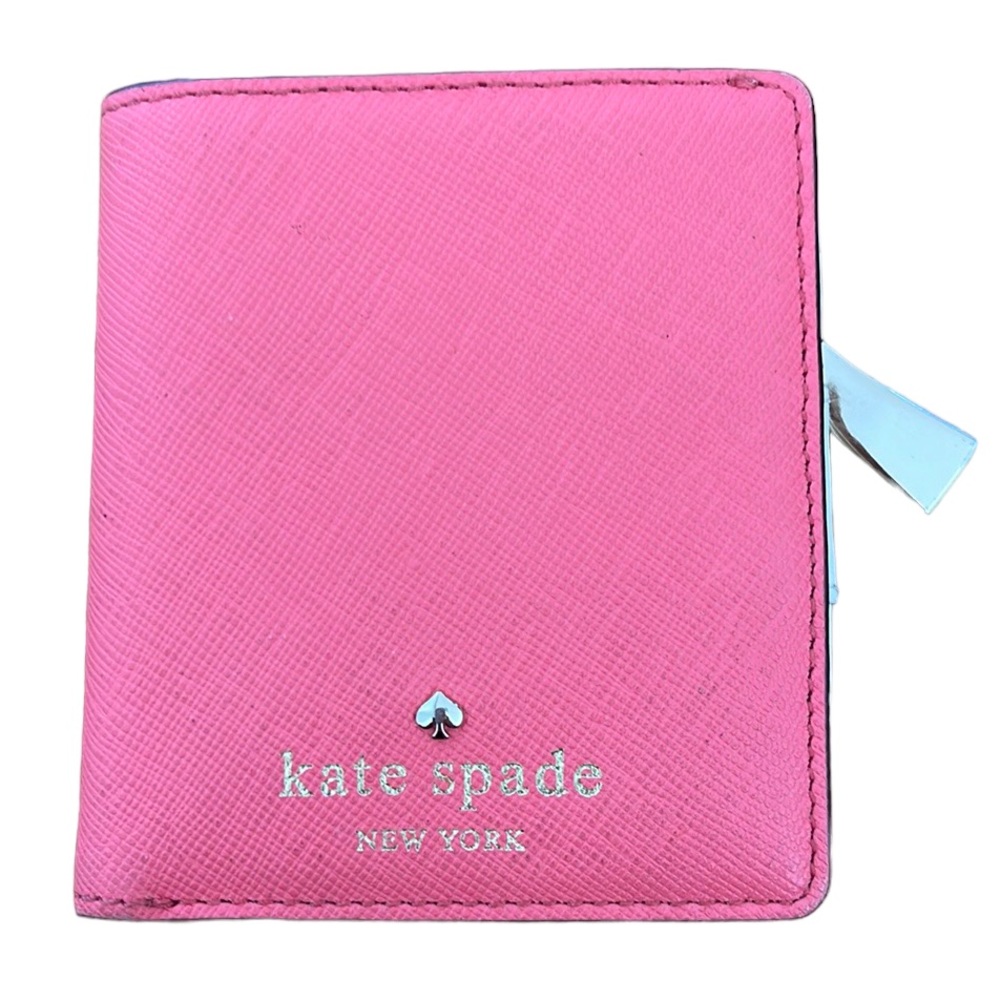 Kate Spade Pink Small Stacy Leather Bifold Wallet